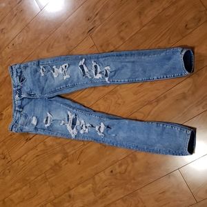 American Eagle Distressed Stonewashed Jeans Regular 4